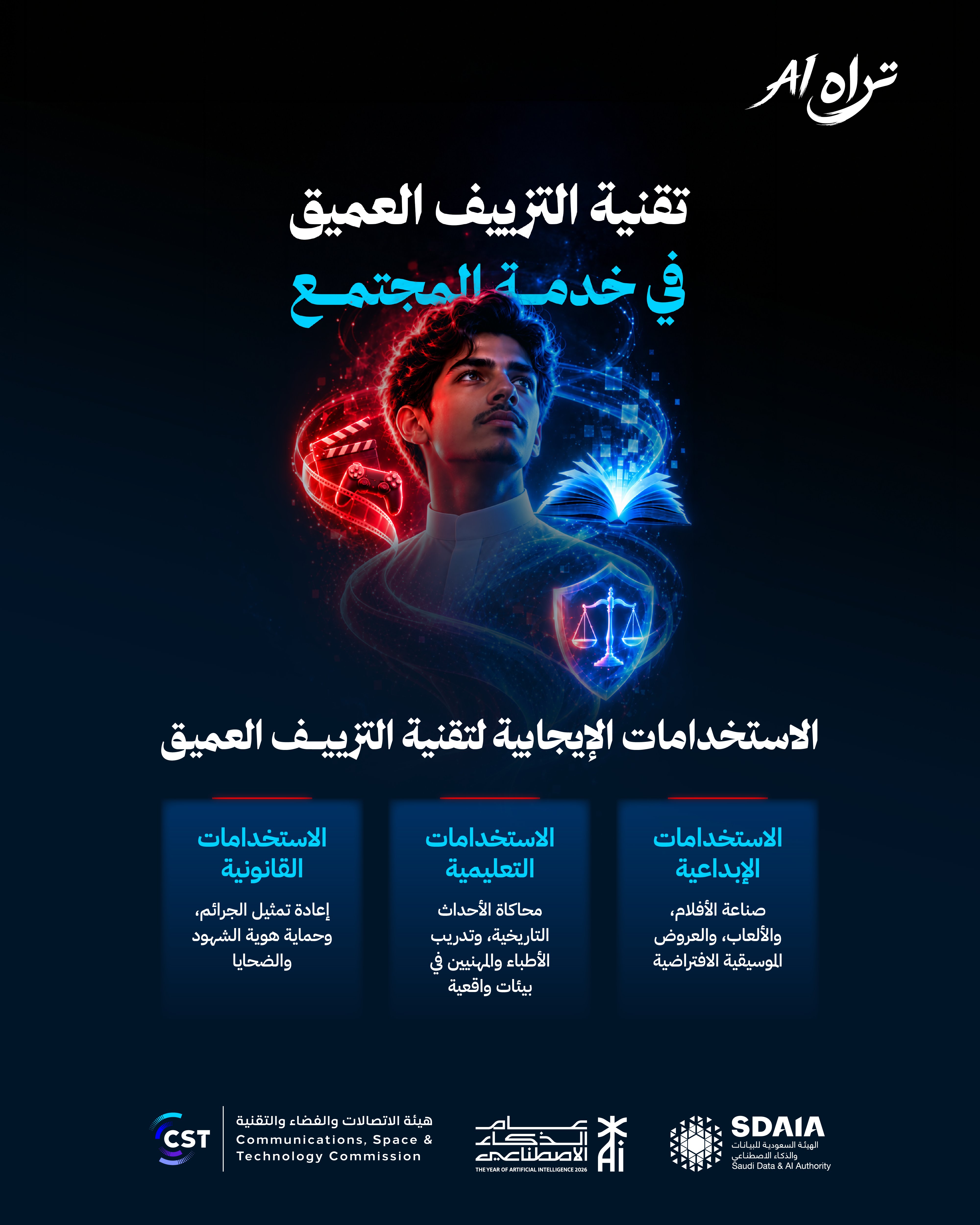 تراه AI: تقنية التزييف العميق في خدمة المجتمع